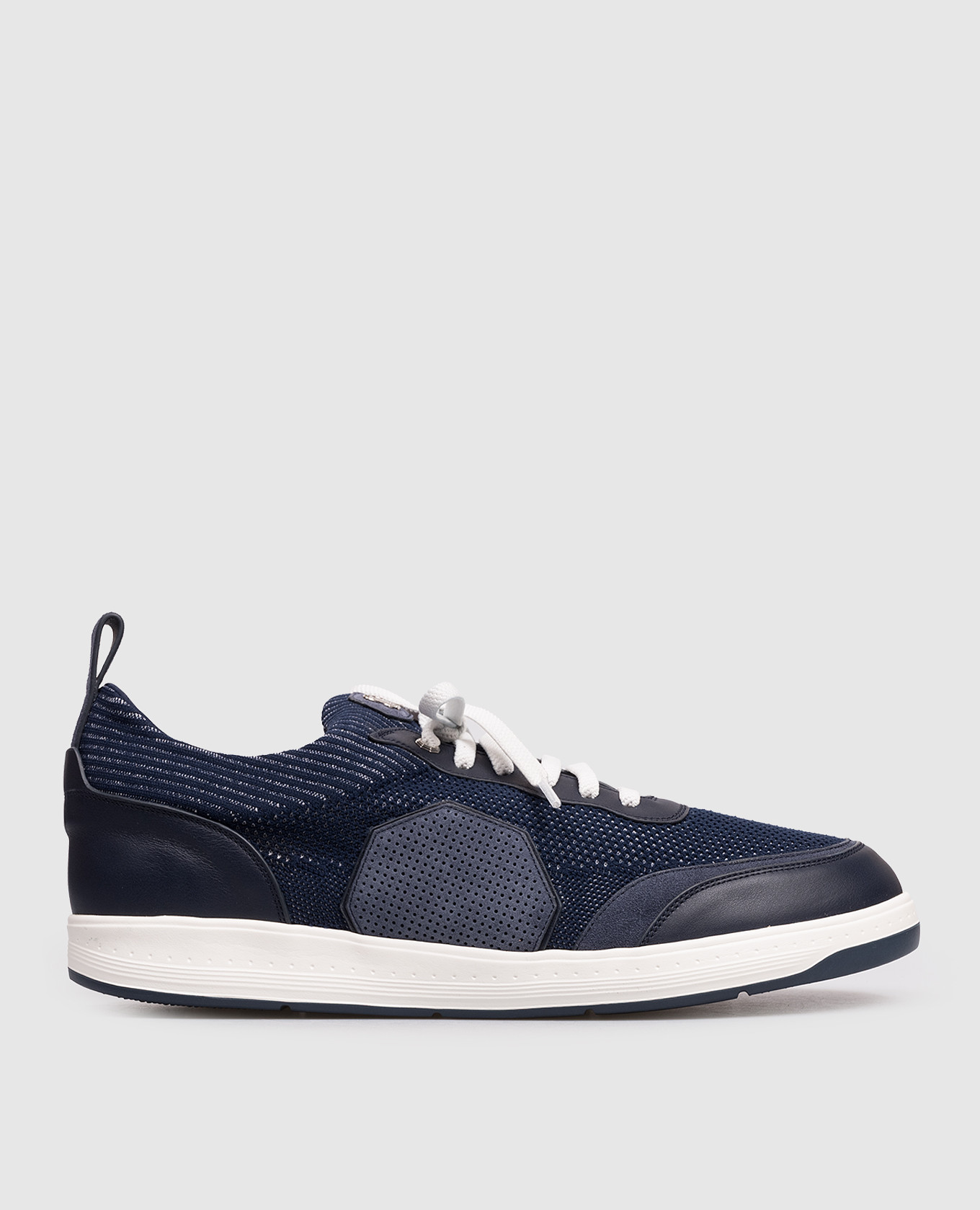 

Blue combination sneakers with monogram Stefano Ricci