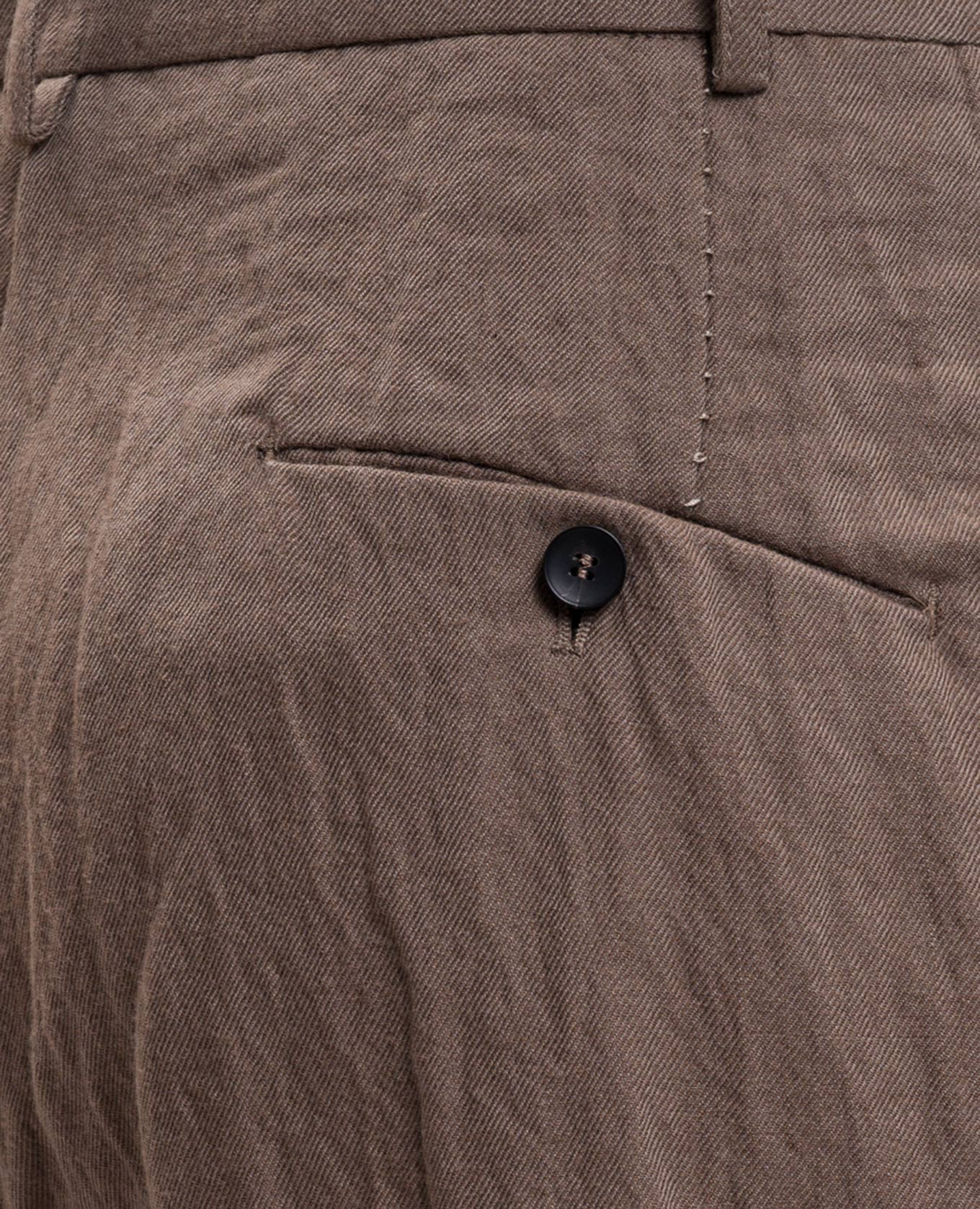 Brown wool pants Masnada 5