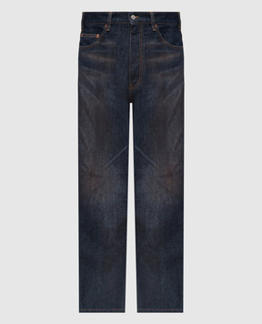 Maison Margiela MM6 Blue jeans with a vintage effect SH2LA0052M30055