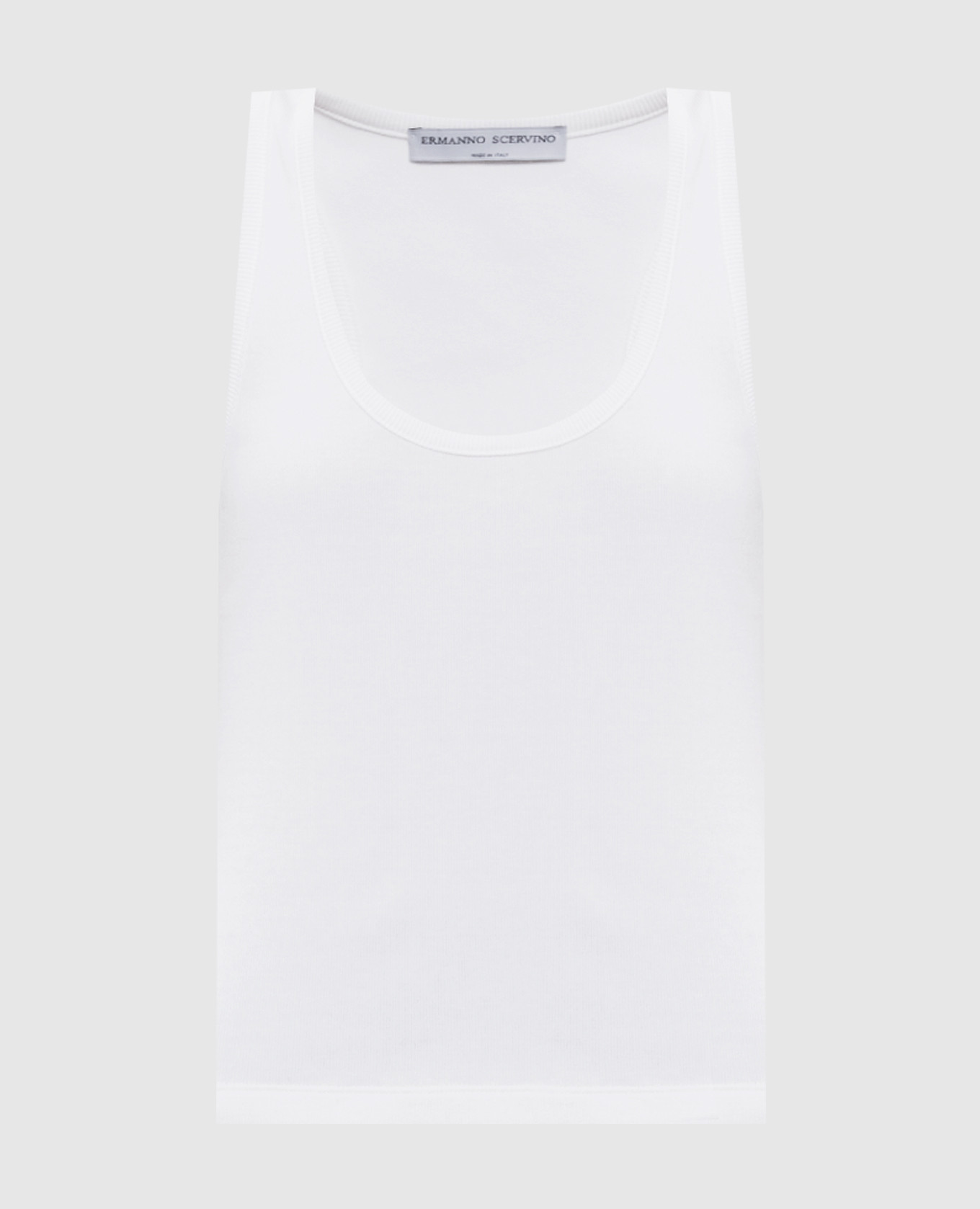 

White cotton top Ermanno Scervino
