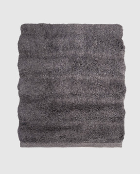 Hamam Grey terry hand towel ASH RIBBED ASHRIBBEDHANDTOWEL
