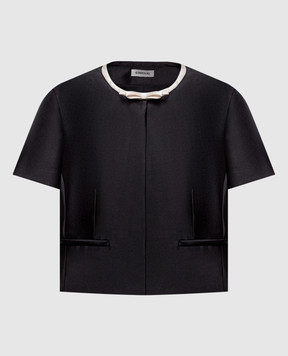 Simkhai Naelle black short-sleeved jacket 6262147DS