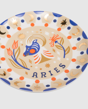 Bitossi Home Beige porcelain appetizer plate Aries AST00009