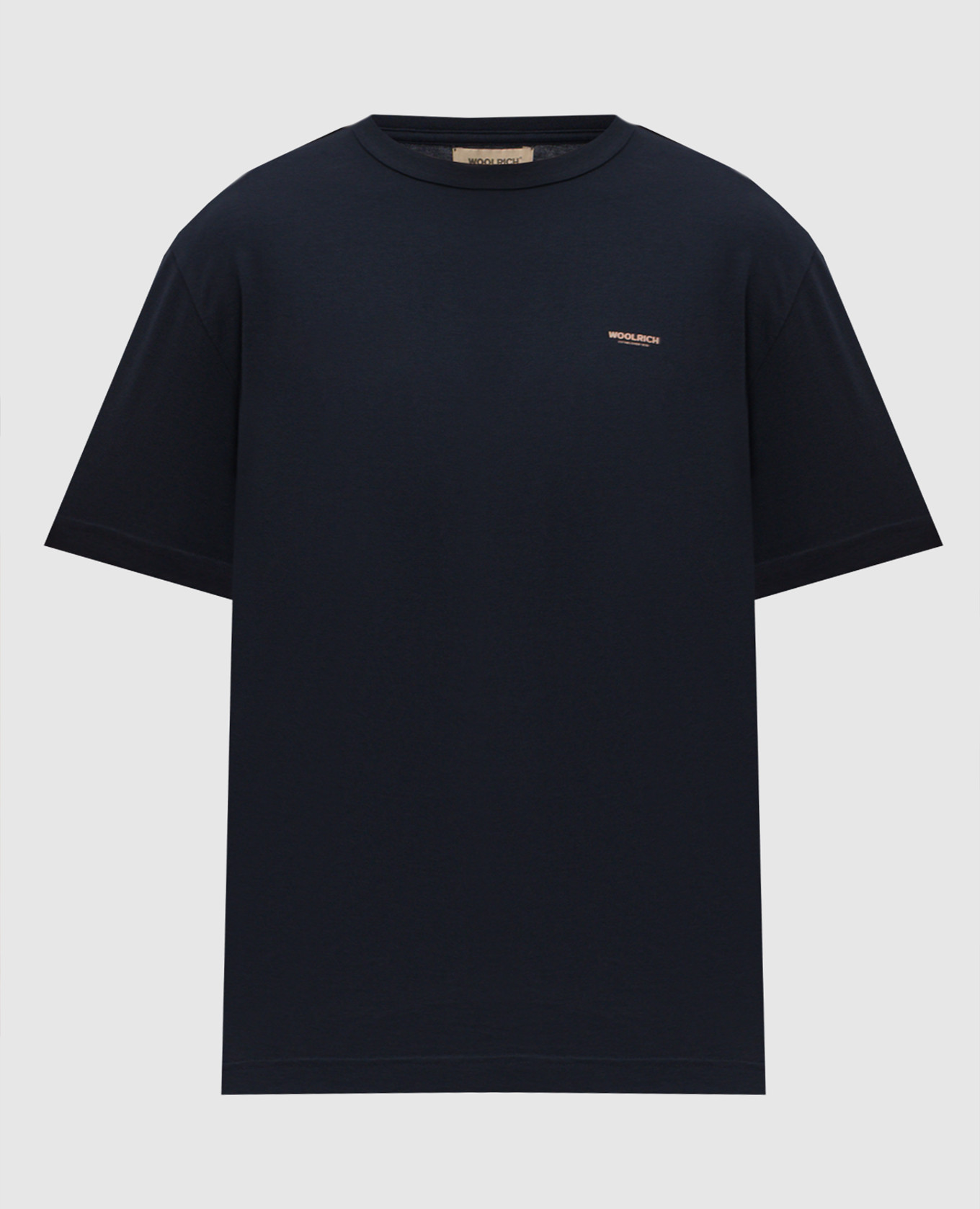 Blue t-shirt with logo print