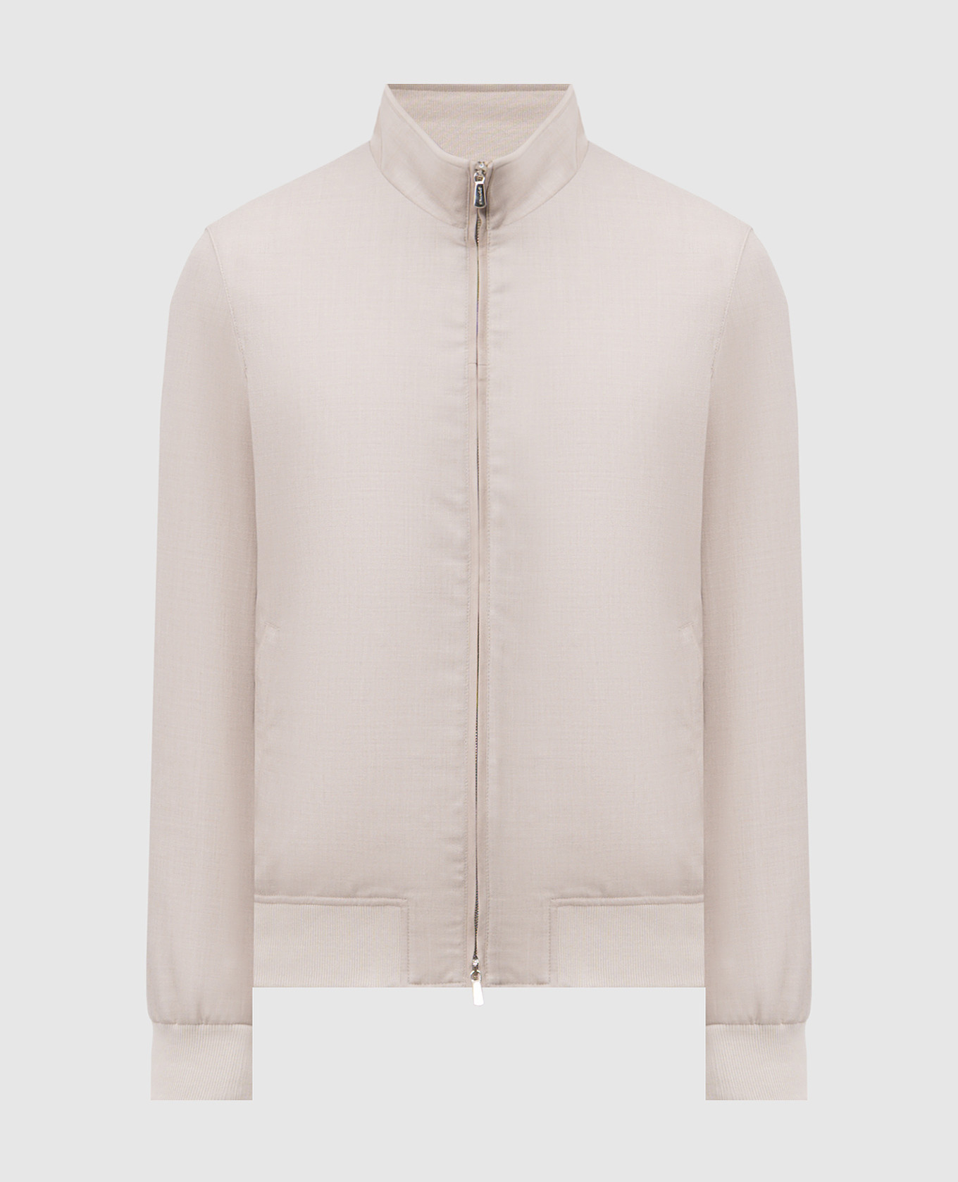 Beige cashmere jacket