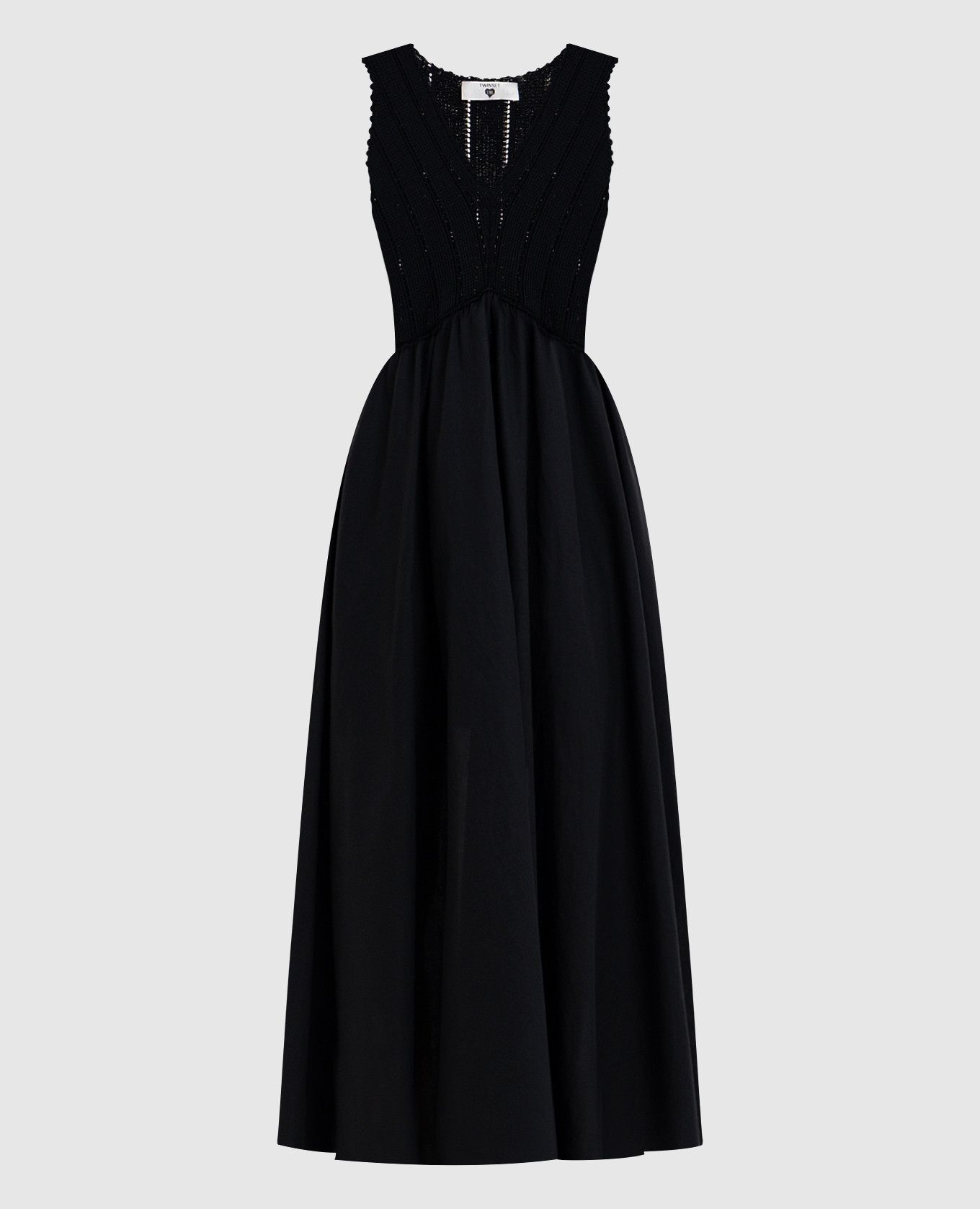

Black midi dress Twinset
