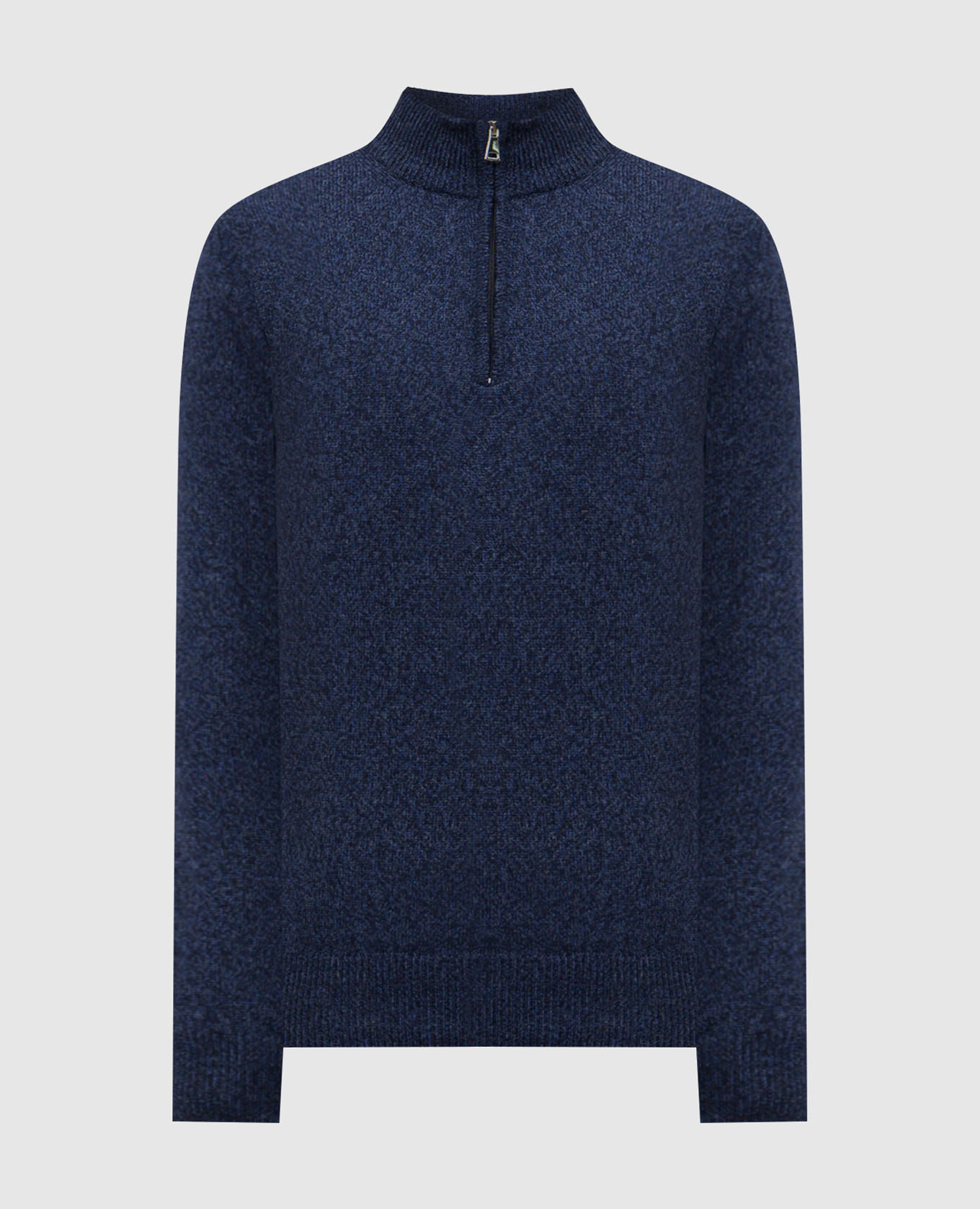 Blue merino wool sweater