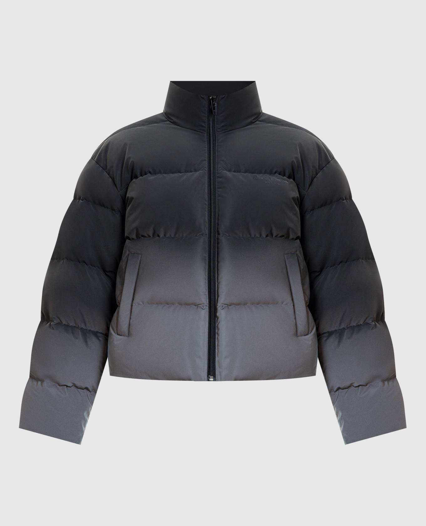 

Grey cropped down jacket with reflective coating Alexander Wang