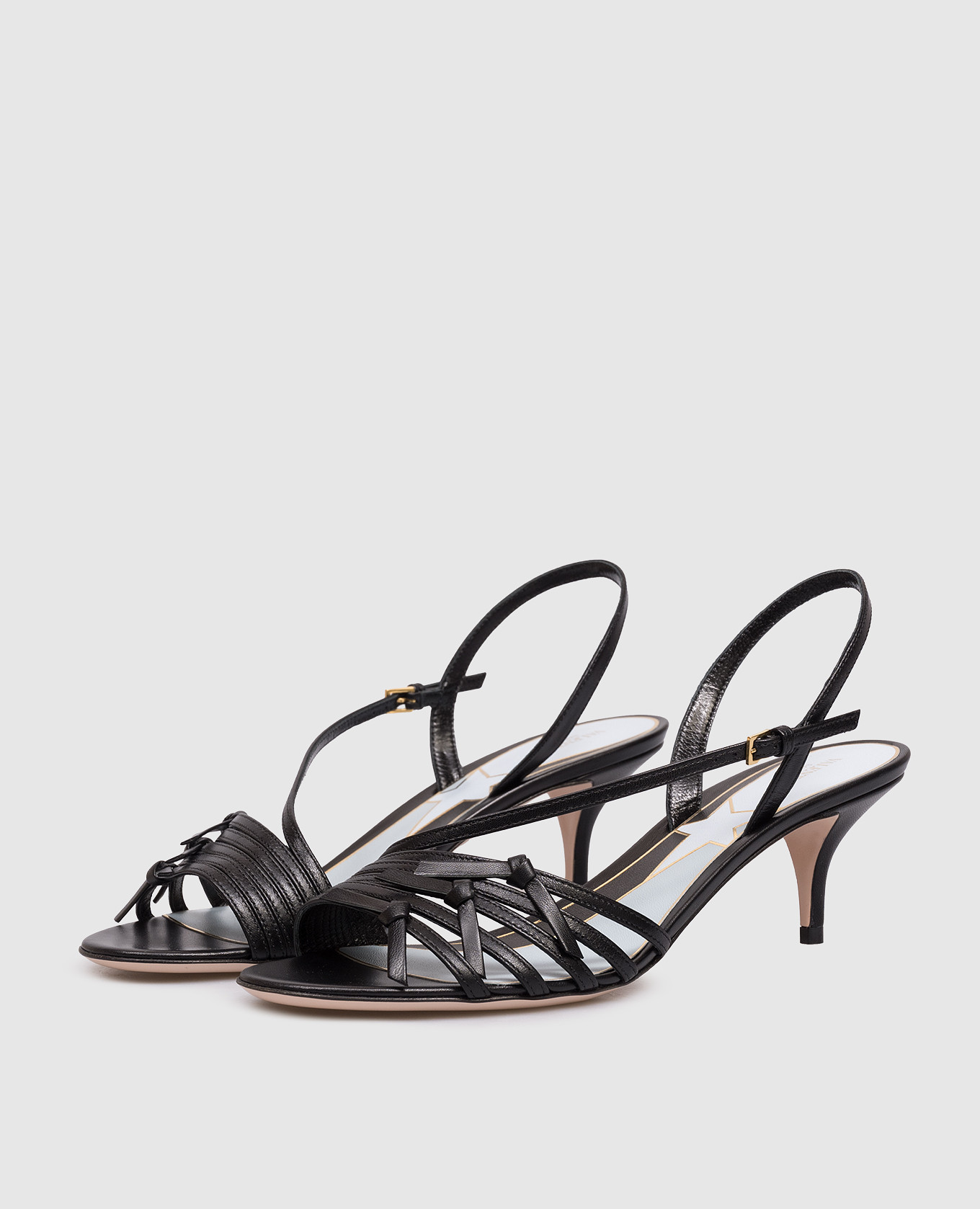 

Nodine black leather sandals Valentino