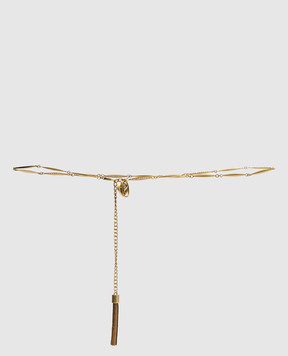 Twinset Golden belt with fringe 262TO5680