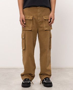 Rhude Brown cargo pants RHFW26PA01321