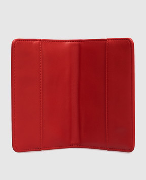 Max & Co Red passport cover with logo MCLCOLMO