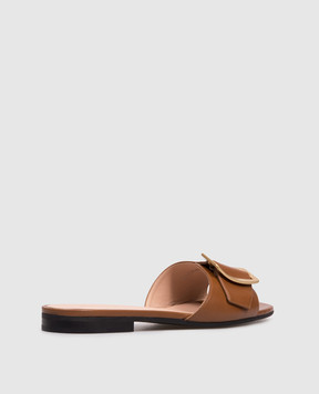 Bally Brown Boucle leather mules WF105MVT005
