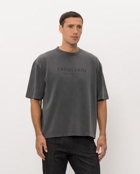 Trussardi Grey T-shirt with logo G0758000232NMTS22J17