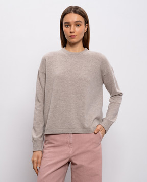 Max Mara Beige NEBBIE wool and cashmere jumper SMMNEBBIE