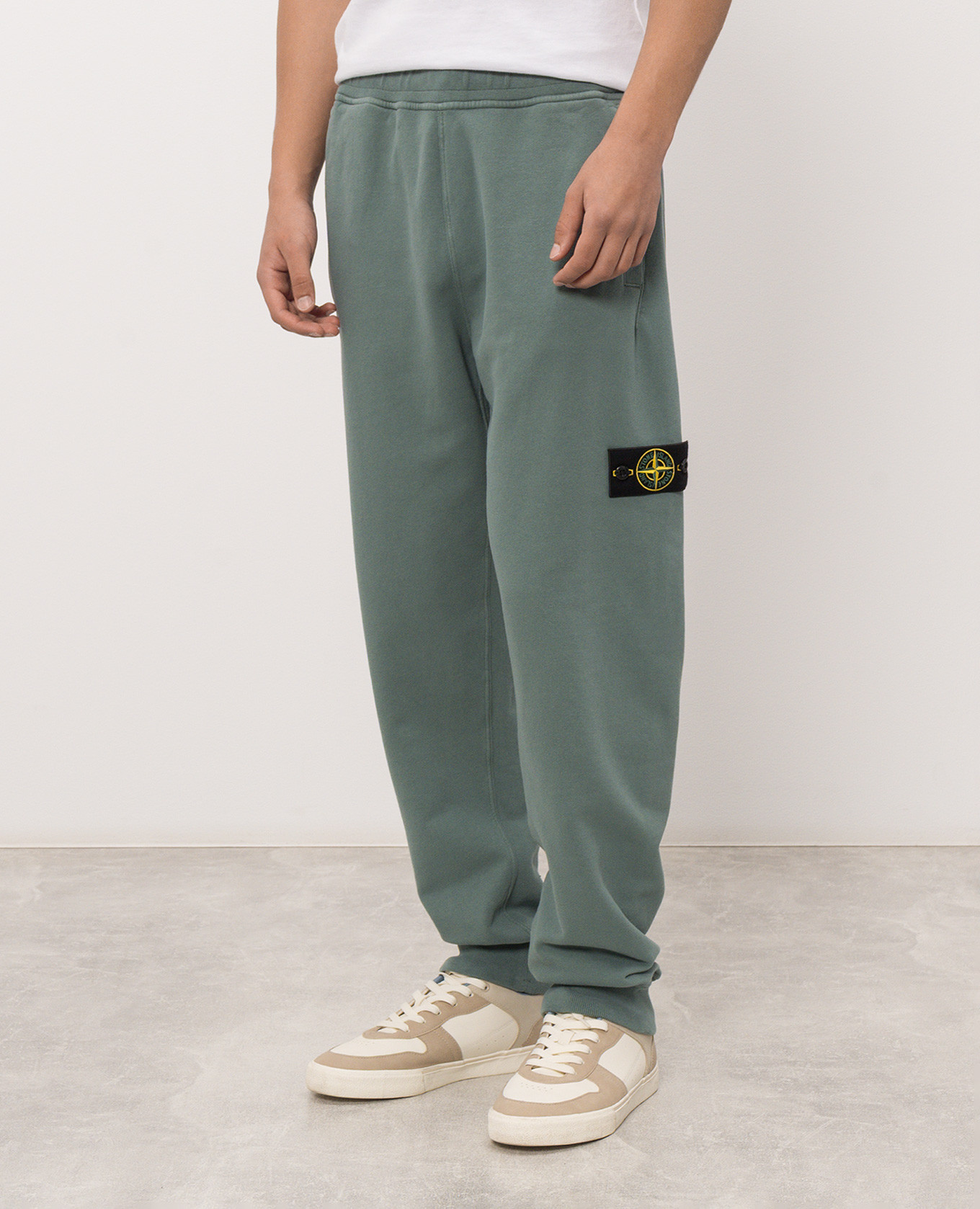 Green joggers Stone Island 3