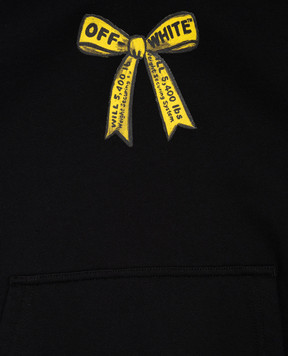 Off-White Children's black hoodie Industrial Logo 44GBB002F26F008