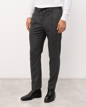 MooRER ANTON gray wool pants ANTONFSR