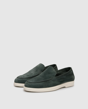 MooRER Saville grey suede loafers SAVILLEP5