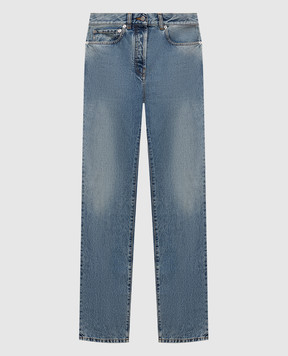 Balmain Black jeans with logo patch PA0000000025