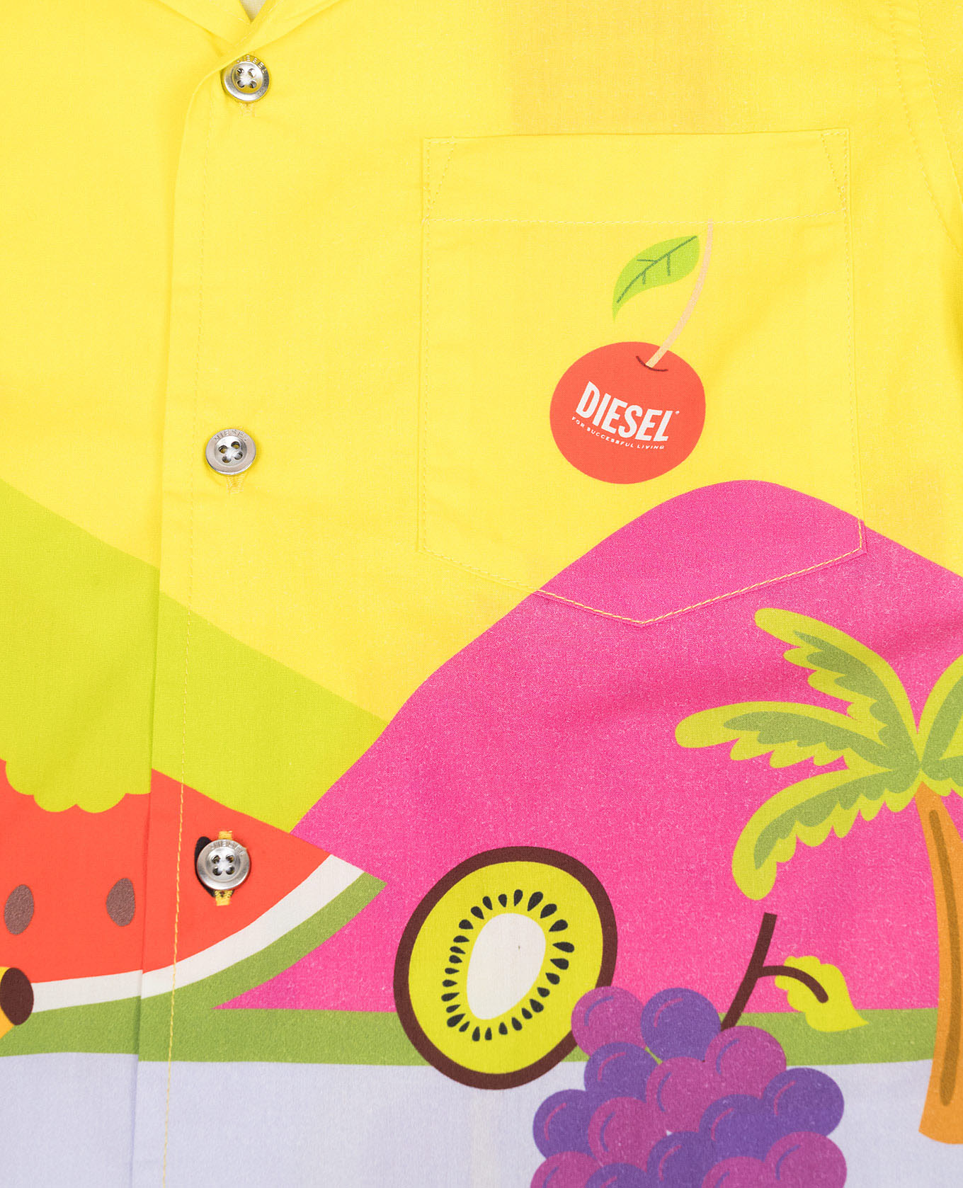 

Children's printed shirt Diesel, Yellow