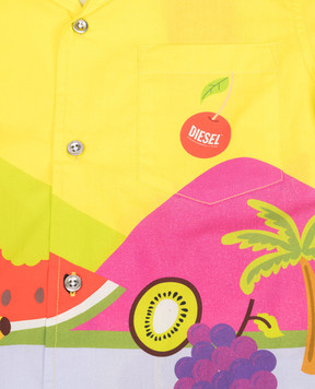 Diesel Children's printed shirt J02745KXBST