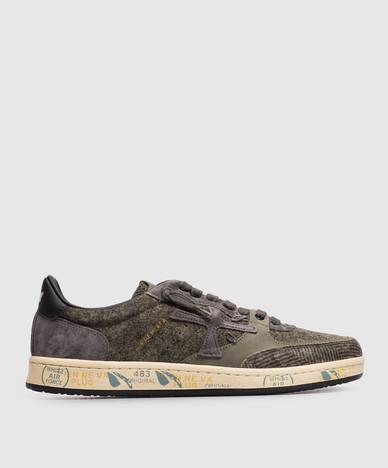 Khaki suede sneakers BSKTCLAY