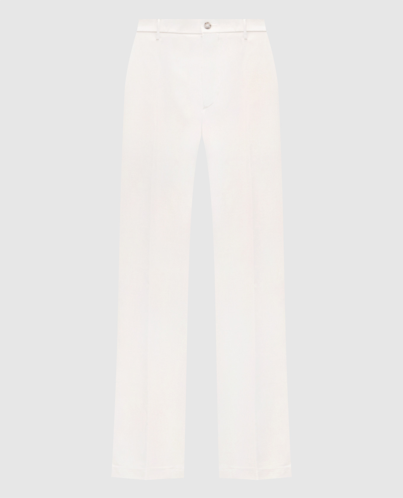 Ivory wool trousers