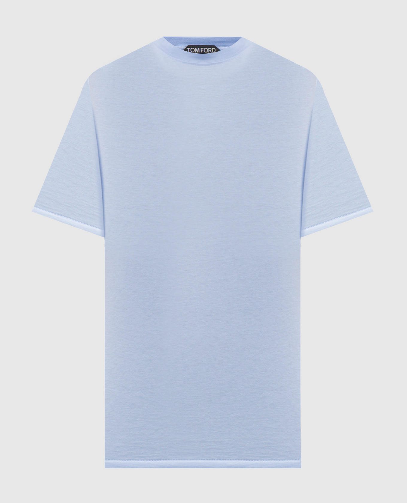 Blue T-shirt with monogram