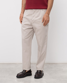 Brunello Cucinelli Beige cotton pants M289LH0660