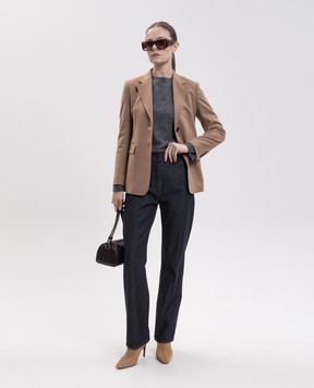 Max Mara Weekend Grey ECO wool and cashmere sweater WKDECO