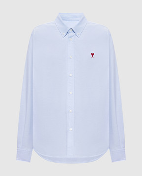 Ami Paris Blue shirt BFUSH063CO0031w