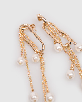 Twinset Gold earrings with beads 262TA4022