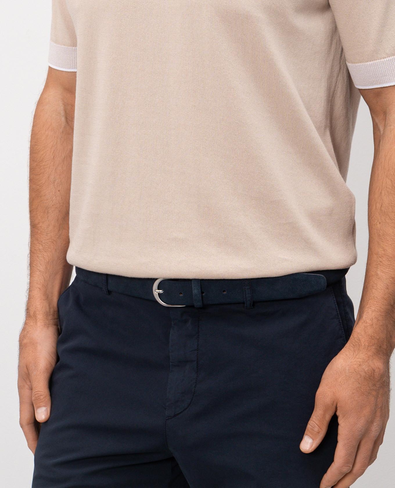 

Blue suede belt Pini Parma