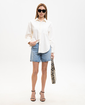 CITIZENS OF HUMANITY Carter ivory denim shirt 94693021