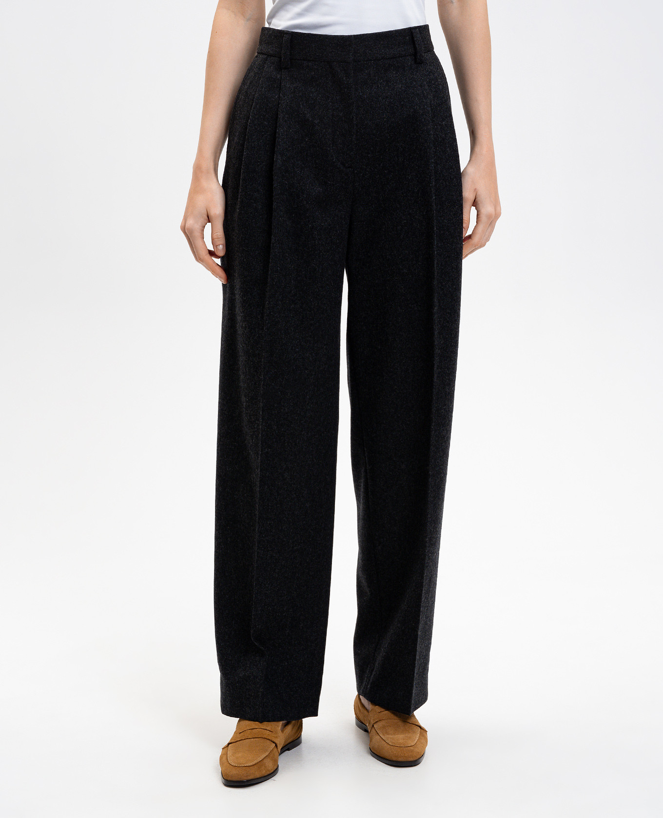 Gray pants with wool Toteme 3