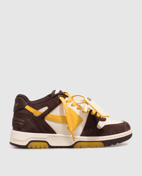 Off-White Out Of Office leather sneakers with embossed logo OF05731210