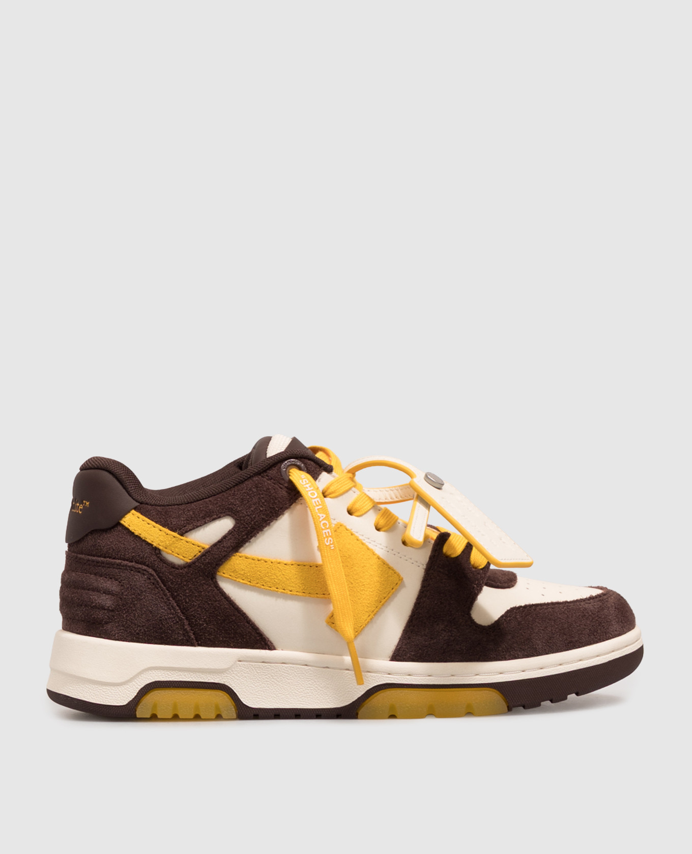 Out Of Office leather sneakers with embossed logo Off-White