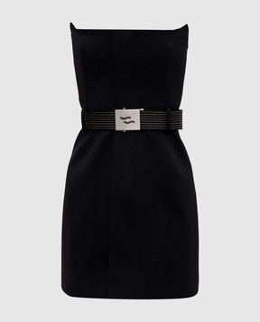 SSHEENA Ammazza black mini dress with belt 26SSAMMAZZATS26004A85