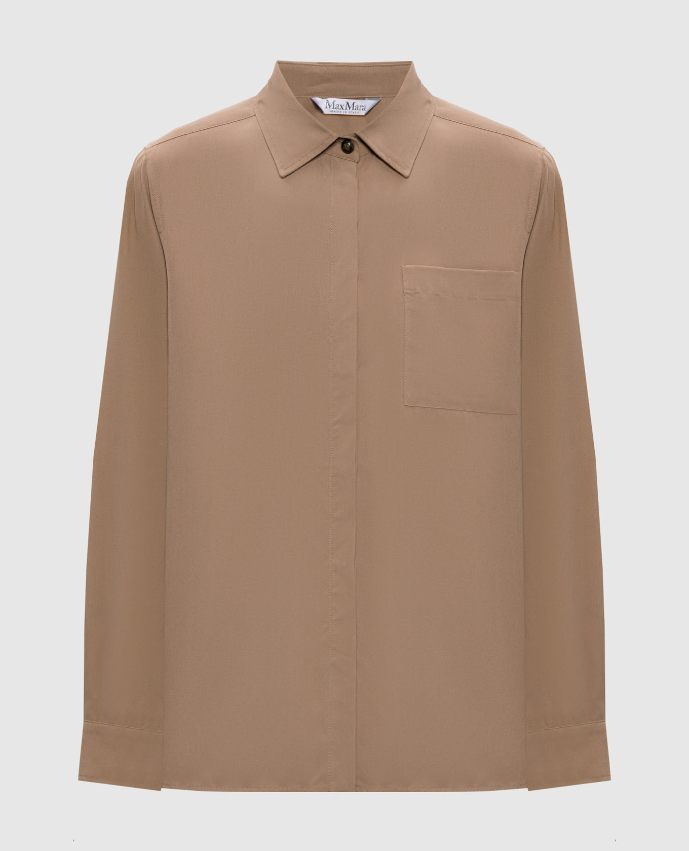 Beige blouse van Siamese zijde