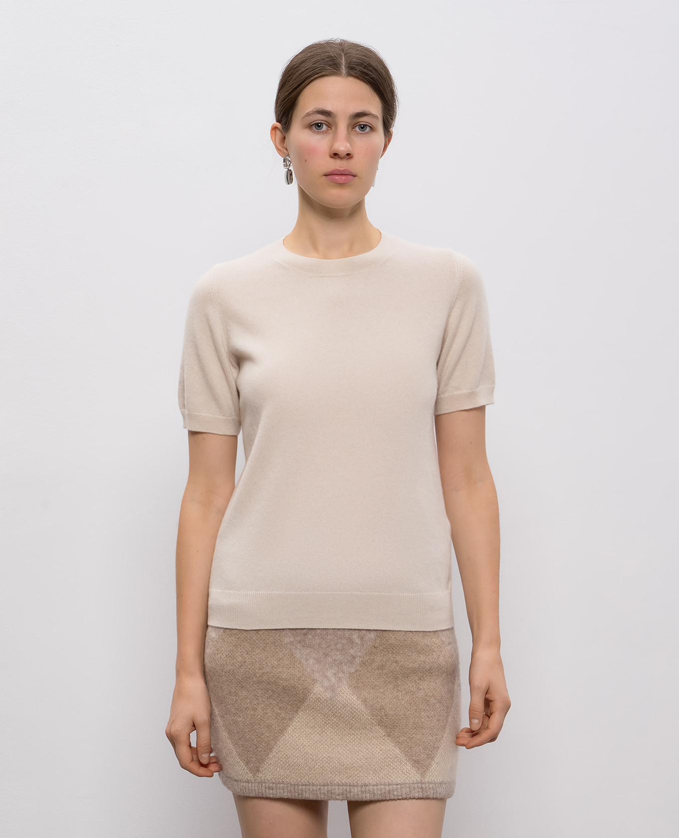 

Beige cashmere top Ballantyne