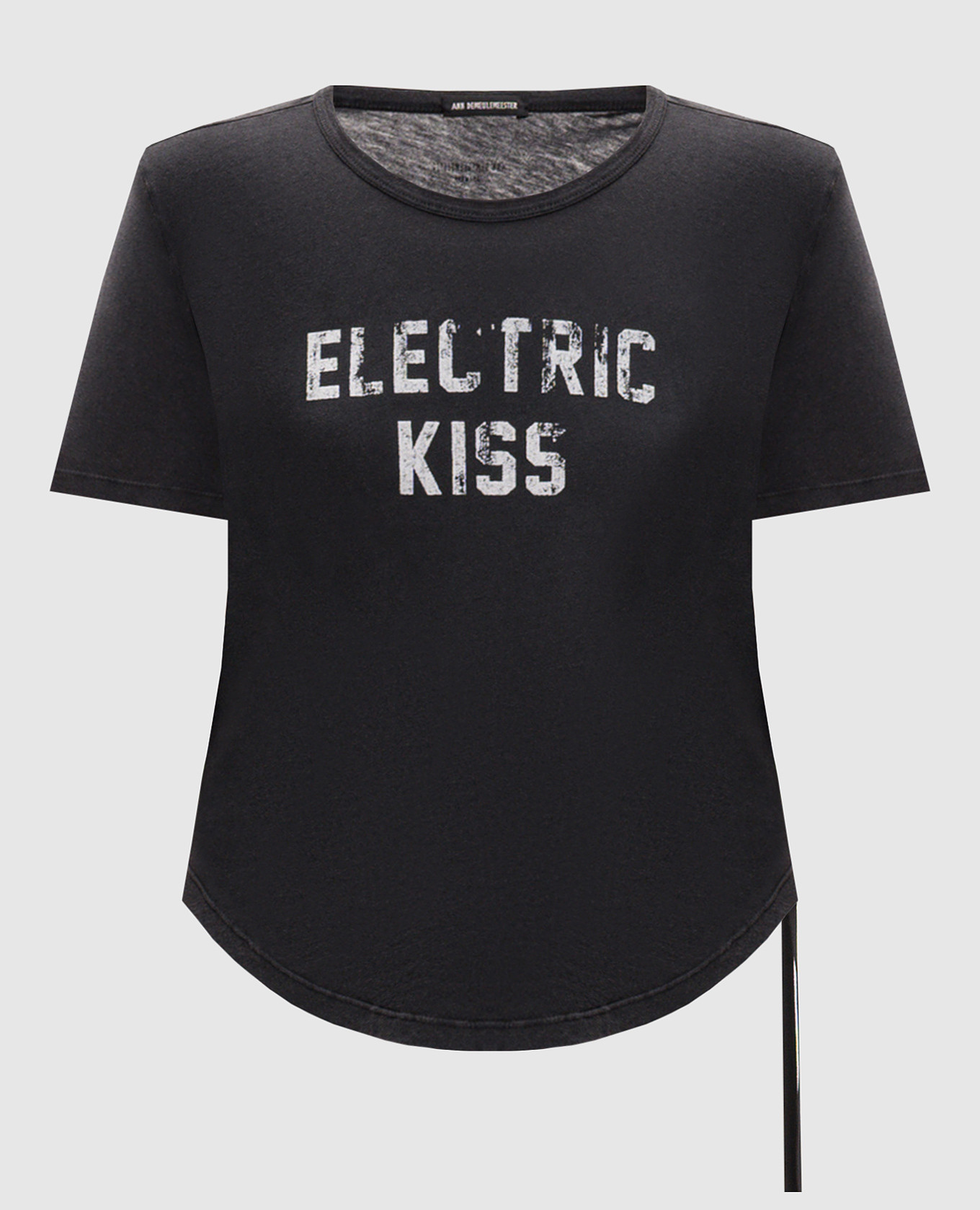 Black T-shirt with inscription