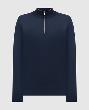 Brunello Cucinelli Blue cashmere sweater MIS806004