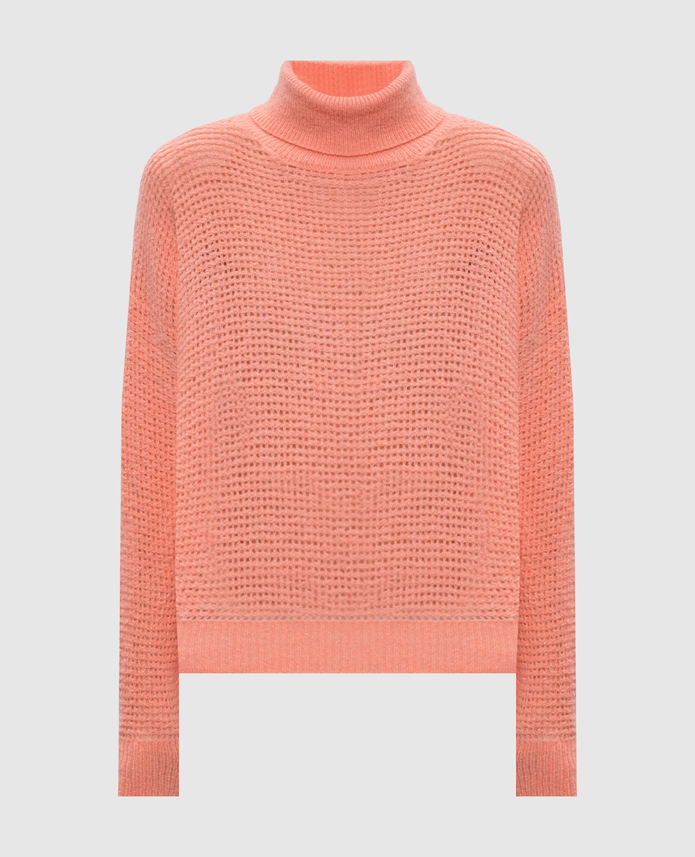 Pink alpaca wool sweater