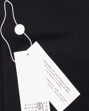 Maison Margiela MM6 Children's black printed sweatpants M61158MM02X