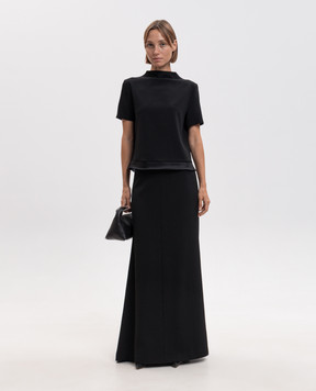 Jil Sander Black wool skirt J02MA0415J40356
