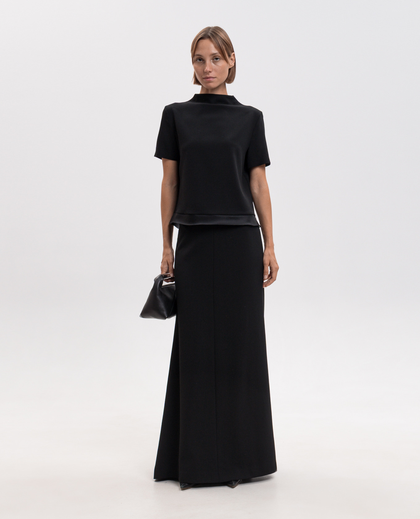 Black wool skirt Jil Sander 2