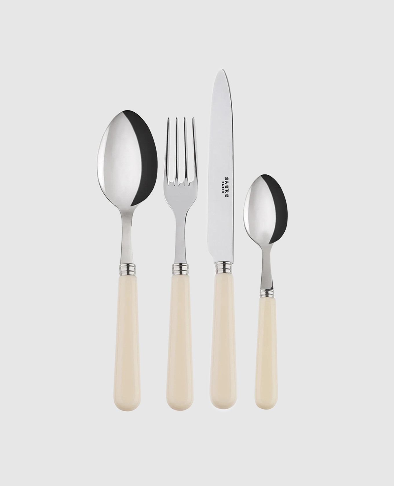 

Pop Unis Beige Cutlery Set for 6 People Sabre Paris