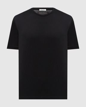 Stefan Brandt ENNO black silk t-shirt ENNOSECO