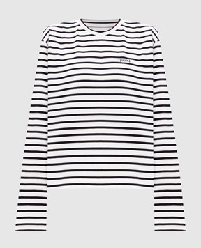 Juun.j White striped jumper JW6241W011